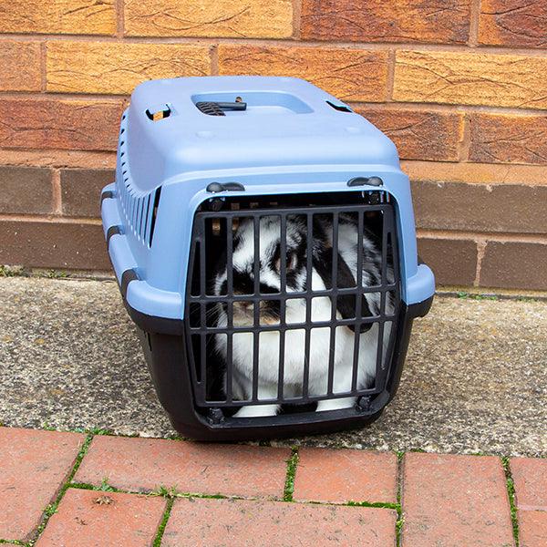 Rosewood Eco Line Pet Carrier Small Slate Blue/Black - Ormskirk Pets