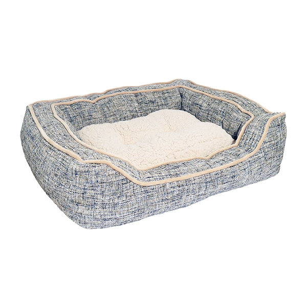 40 Winks Luxury Slate & Oatmeal Dog Bed