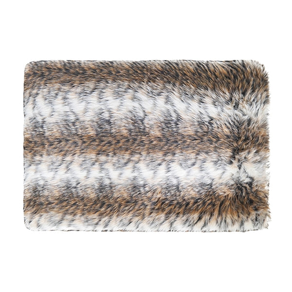 40 Winks Brown Cosy Fur Print Mattress