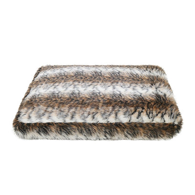 40 Winks Brown Cosy Fur Print Mattress