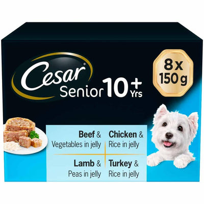 CESAR Senior 10+ in Delicate Jelly 8x150g - Ormskirk Pets