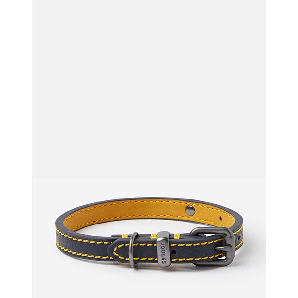 Joules Navy Leather Collar