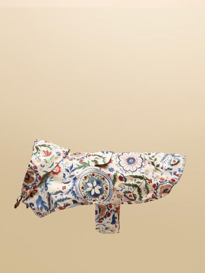 Joules Festive Floral Packaway Jacket
