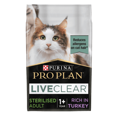 Pro Plan Live Clear Sterilised Adult Dry Cat Food With Turkey 1.4Kg - Ormskirk Pets