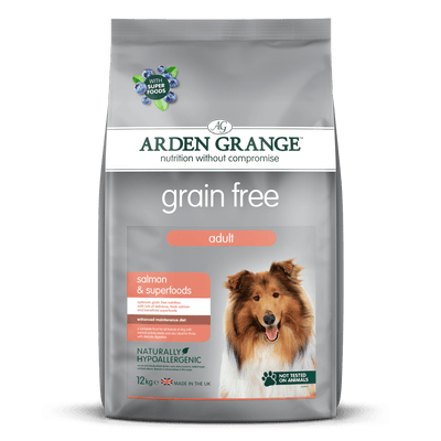 Arden Grange Dog Adult Grain Free Salmon Superfoods 12kg - Ormskirk Pets