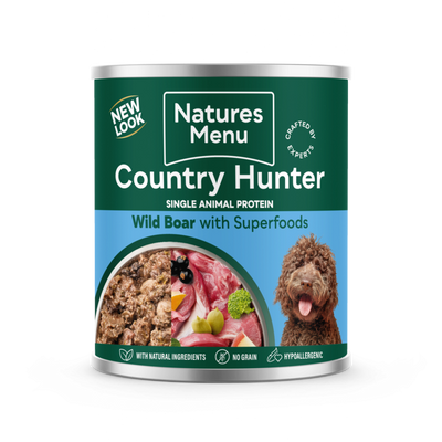 Natures Menu Country Hunter Wild Boar with Superfoods 600g x 6
