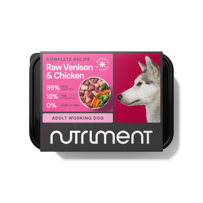 Nutriment Dog Adult Venison with Chicken Frozen Formula 500G
