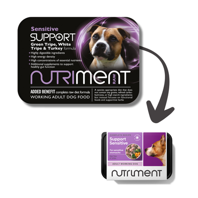Nutriment Sensitive Support Dog 500g