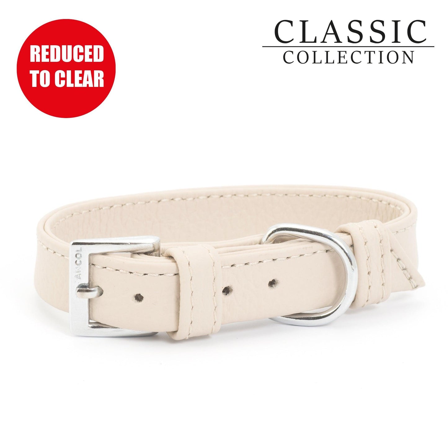 Ancol Folded Collar Truffle 22-26cm XS - Ormskirk Pets