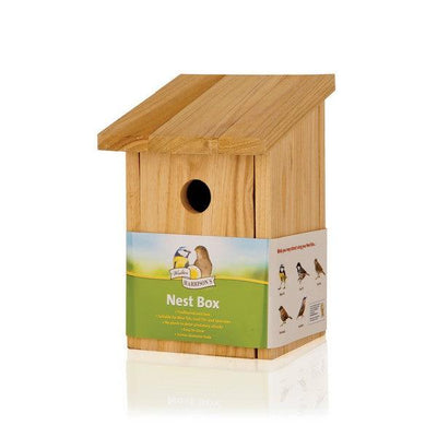 Harrisons Wooden Nest Box Standard Front Opening 32mm Hole - Ormskirk Pets
