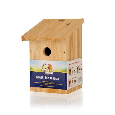 Harrisons Wooden Nest Box Multi 25mm and 32mm Hole - Ormskirk Pets