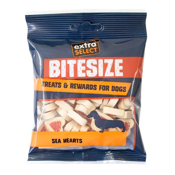Extra Select Bitesize Sea Hearts 100g