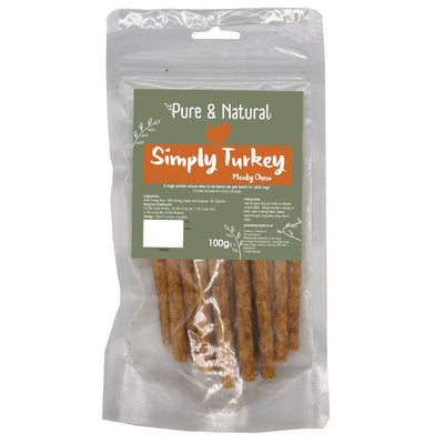 Pure & Natural Meat Sticks Turkey 100g
