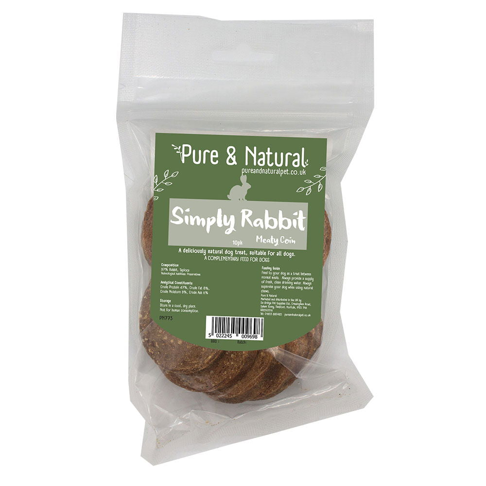 Pure & Natural 10 Simply Meaty Coins Rabbit