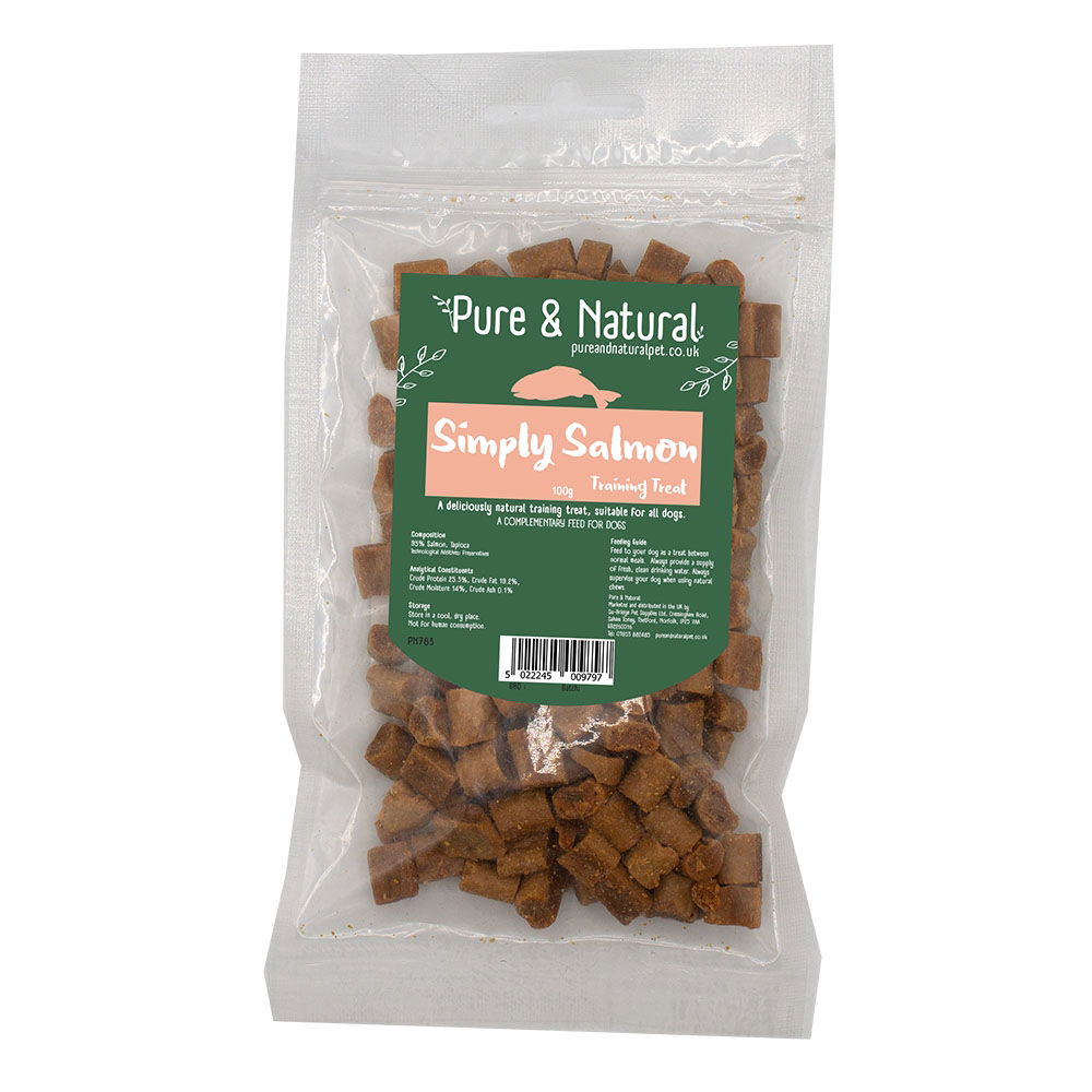Pure & Natural Simply Meaty Training Treats Salmon