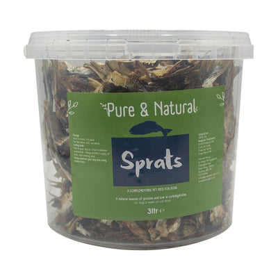 Pure & Natural Sprats 3ltr Tub