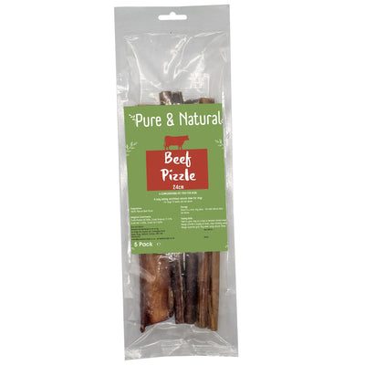 Pure & Natural 24cm Bulls Pizzle 5pk