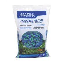 Marina Gravel Tri Blue 2kg - Ormskirk Pets