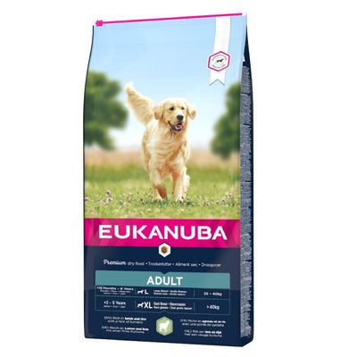Eukanuba Dog Adult Lamb & Rice Large Breed 12kg - Ormskirk Pets