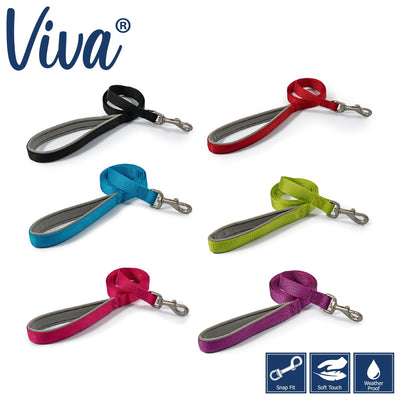 Ancol Viva Padded Lead Blue 1mx25mm - Ormskirk Pets