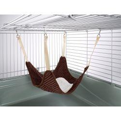 Little Friends Plain Hammock Chocolate 50X50cm - Ormskirk Pets