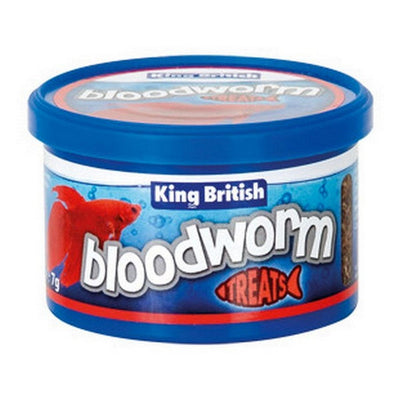 King British Bloodworm Fish Treat, 7g - Ormskirk Pets
