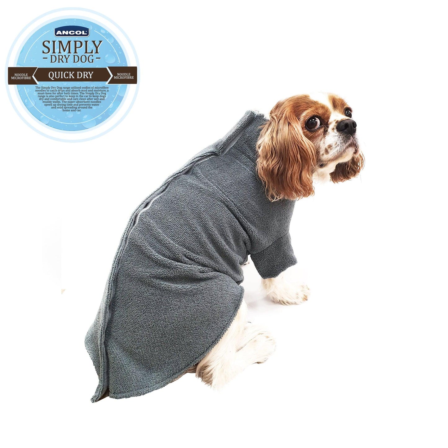 Ancol Simply Dry Deep Drying Coat 30cm - Ormskirk Pets