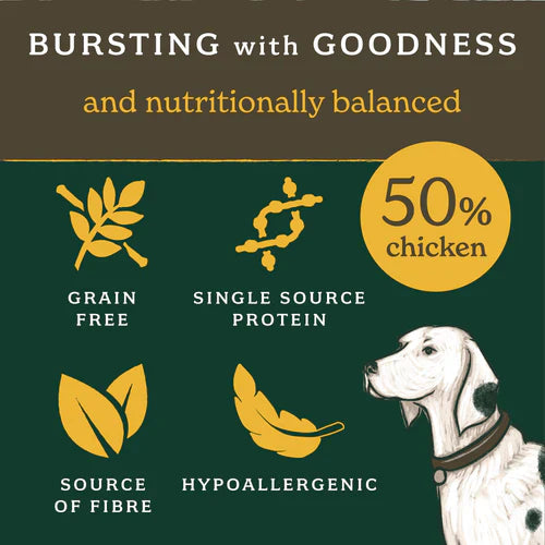 Forthglade Chicken Lightly Baked Natural Dry Dog Food, 6kg