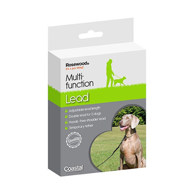 Rosewood Coastal Training Leads Multi Function Nylon Dog Lead