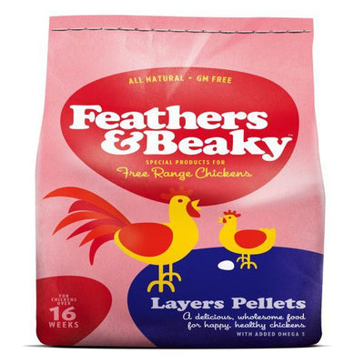Feathers and Beaky Free Range Layers Pellets - Ormskirk Pets