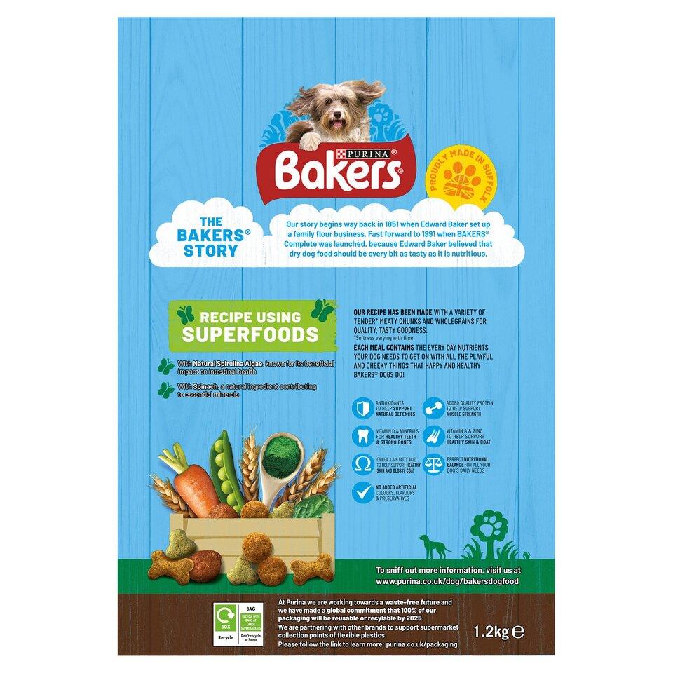 Bakers Adult Beef & Vegetables 1.2kg - Ormskirk Pets