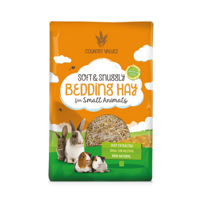 Country Values Soft & Snuggly Bedding Hay For Small Animals 1kg