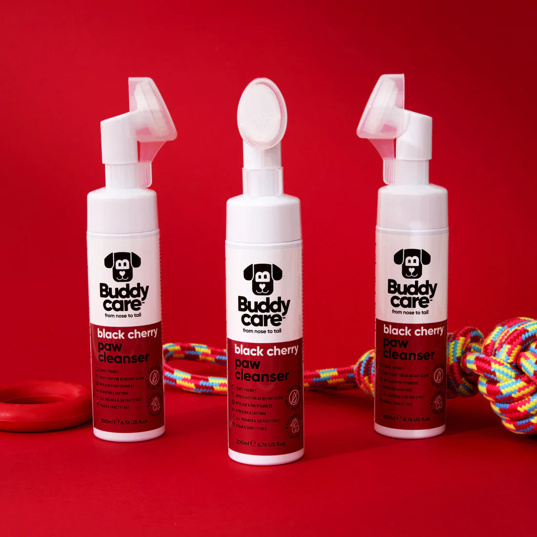Buddycare Paw Cleanser Black Cherry 200ml