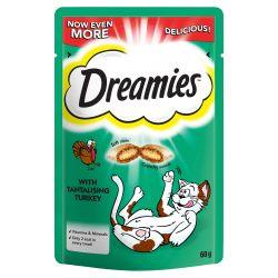 DREAMIES Cat Treats with Tantalising Turkey 60g - Ormskirk Pets