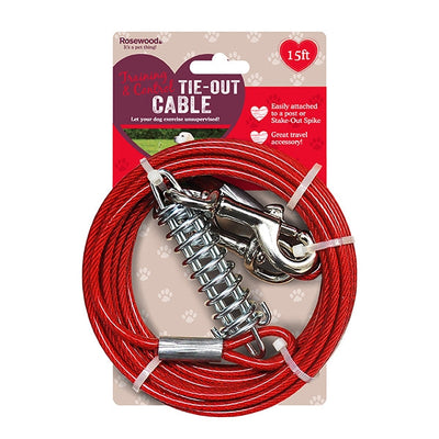 Rosewood Yard Accessories Tie-Out Cable Choose size