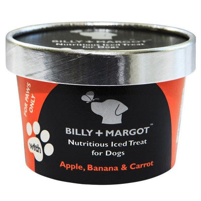 Billy And Margot Apple Banana Carrot Ice Treat (Orange) 160ml Case of 16 - Ormskirk Pets