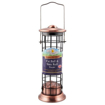 Harrisons Copper Die Cast Suet Roll and Fat Ball Feeder - Ormskirk Pets