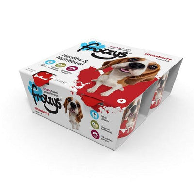 Frozzys Strawberry Frozen Yogurt for Dogs 4 x 85g - Ormskirk Pets