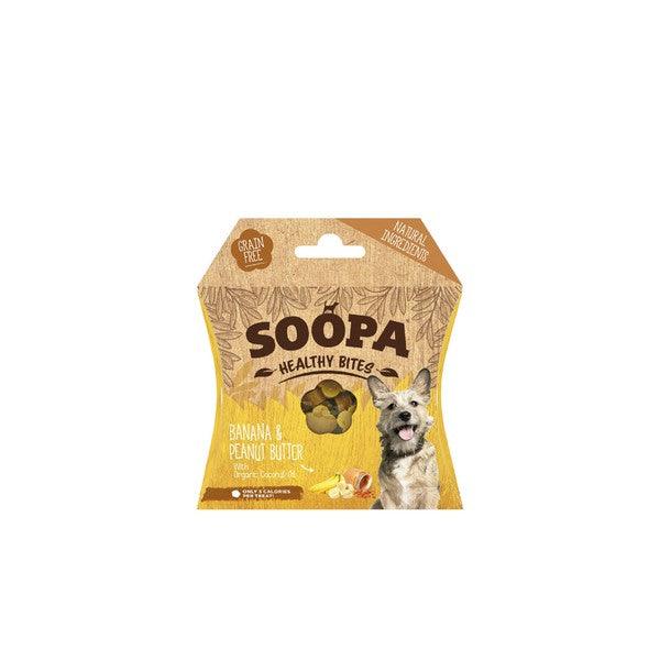 Soopa Banana & Peanut Butter Healthy Bites 50g Case of 10 - Ormskirk Pets