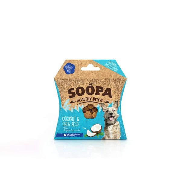 Soopa Coconut & Chia Seed Healthy Bites 50g Case of 10 - Ormskirk Pets