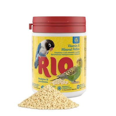 Rio Vitamin and Mineral Pellets for Budgies and Parakeets 120g Case of 6 - Ormskirk Pets