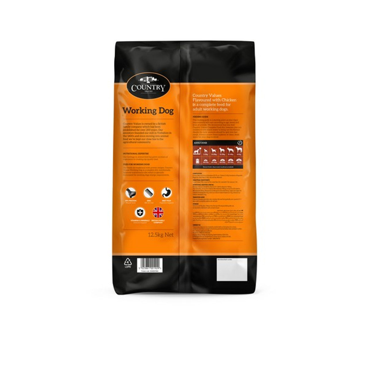 Country Value Adult Working Dog Chicken 12.5kg