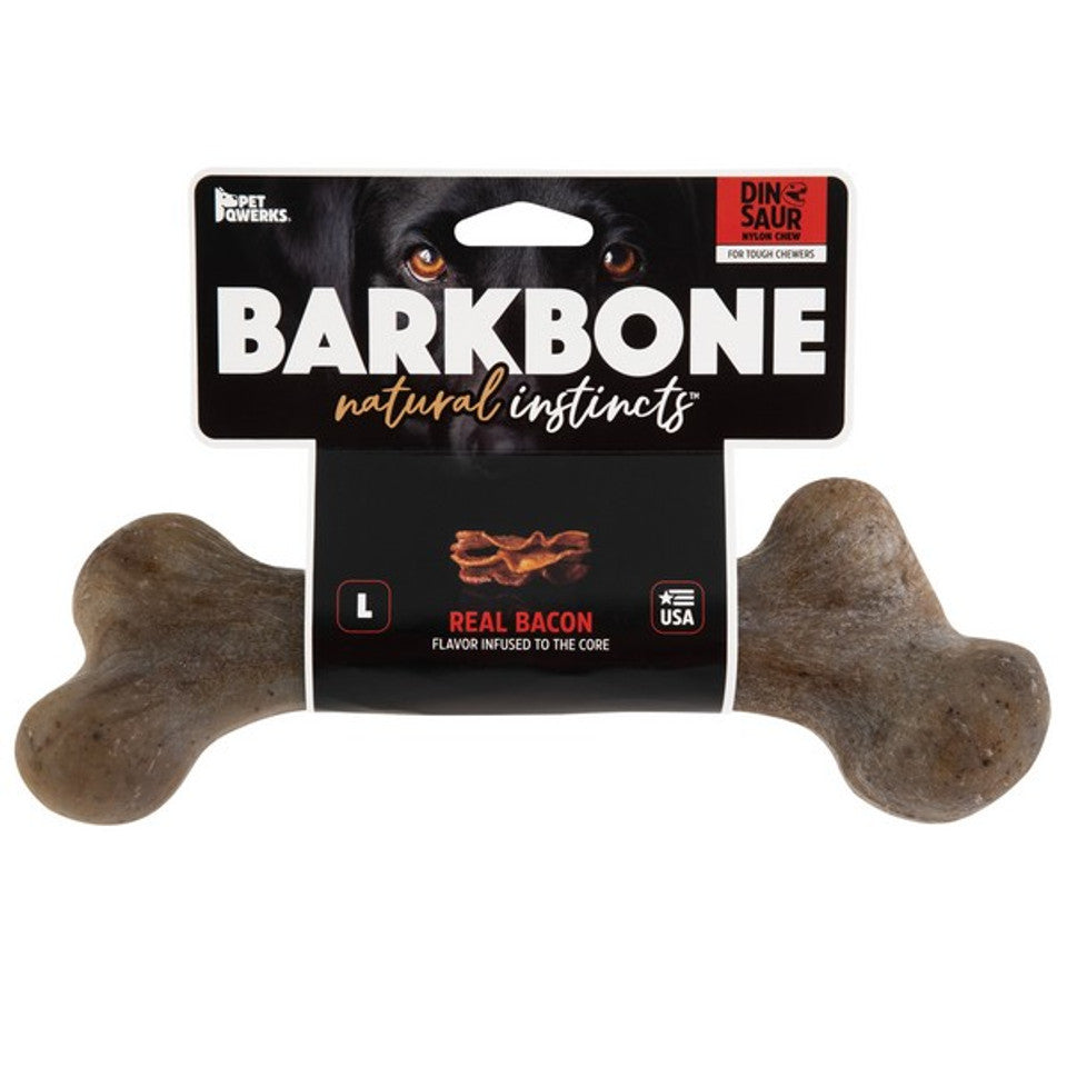 Pet Qwerks Dino Barkbone Bacon