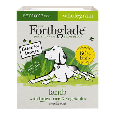 Forthglade 7+ Senior Dog Complete Meal Wholegrain Lamb & Rice 18 X 395g