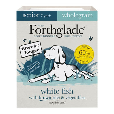 Forthglade 7+ Senior Dog Complete Meal Wholegrain Fish & Rice 18 X 395g