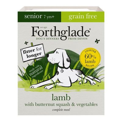 Forthglade 7+ Senior Dog Complete Meal grain Free Lamb & Veg 18 X 395g