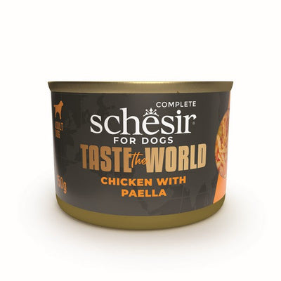 Schesir Taste The World Adult Dog Chicken Paella 150g x 8