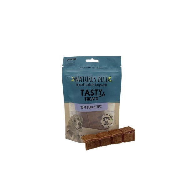 Natures Deli Soft Duck Strips 100g Case of 10