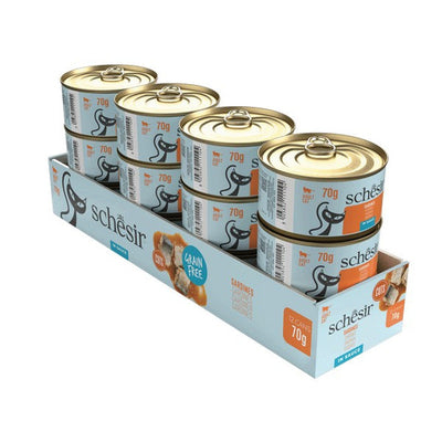 Schesir Grill Wholefood Cat Can Sardines 70g x 12
