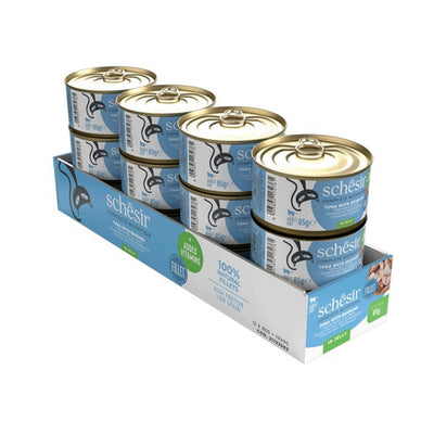 Schesir Tuna with Seabass In Jelly Complete and Balanced 85g x 12